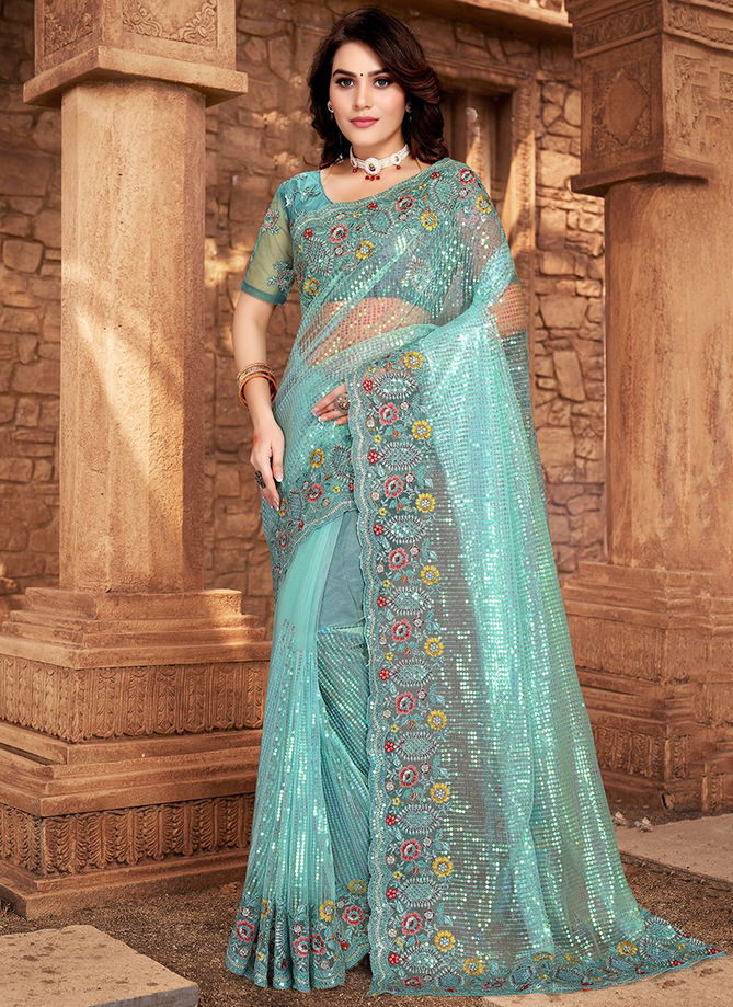 Samahita Designer Wholesale Party Wear Sarees Catalog