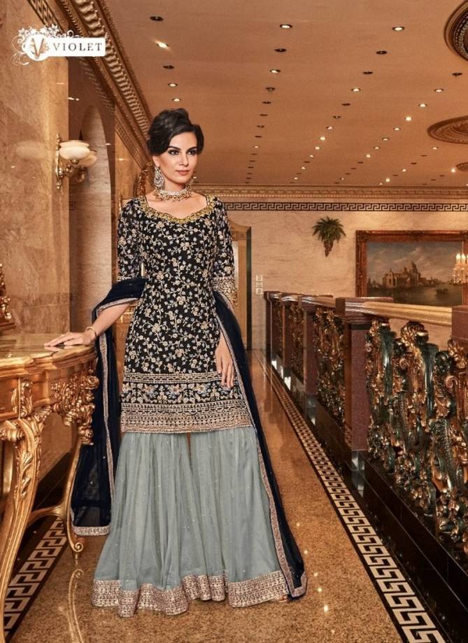 Swagat Designer Party wear Embroidered Sharara Suit Collection