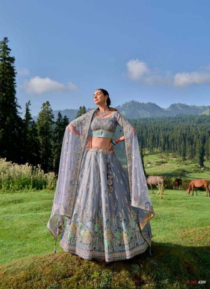 Anaara 63 By Tathastu Banarasi Silk Designer Lehenga Choli Catalog