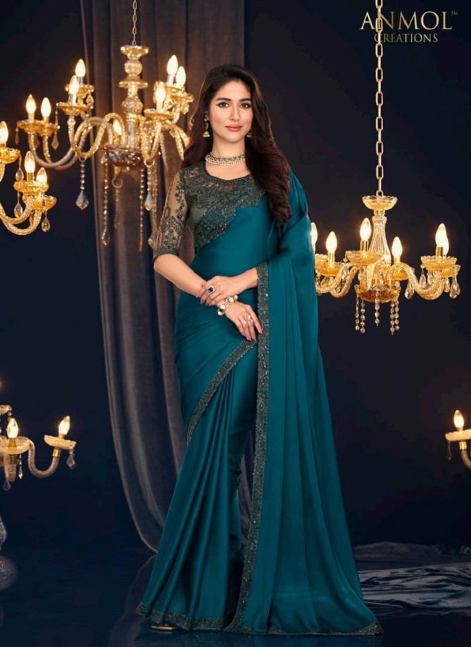 Elegance Vol 18 By Anmol Shimmer Georgette Designer Saree Wholesale Online