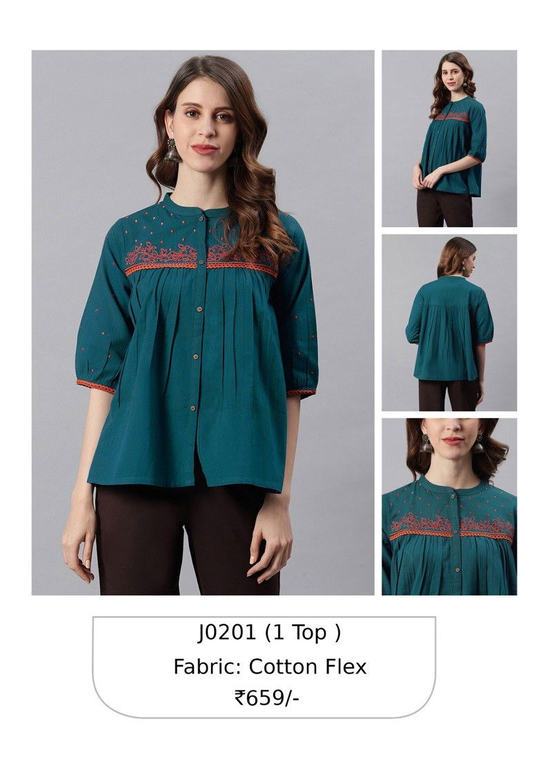 Janasya Designer Ladies Top Catalog