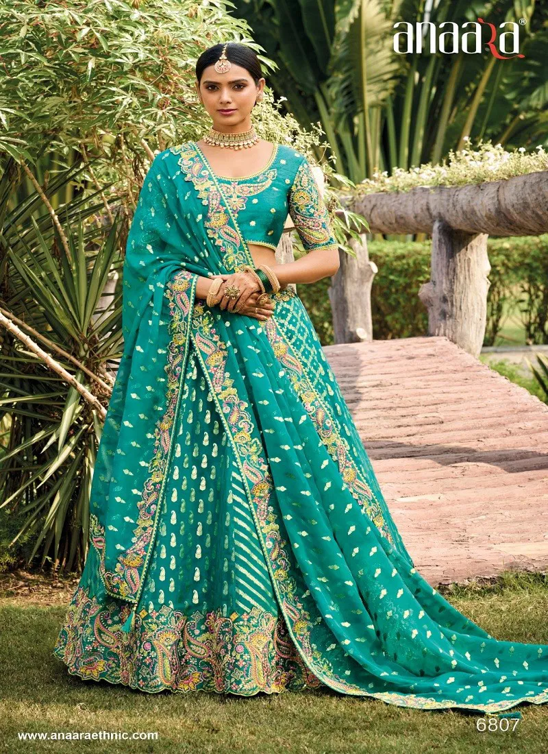 Anaara 6800 Series By Tathastu Wedding Wear Designer Lehenga Choli Wholesale In India