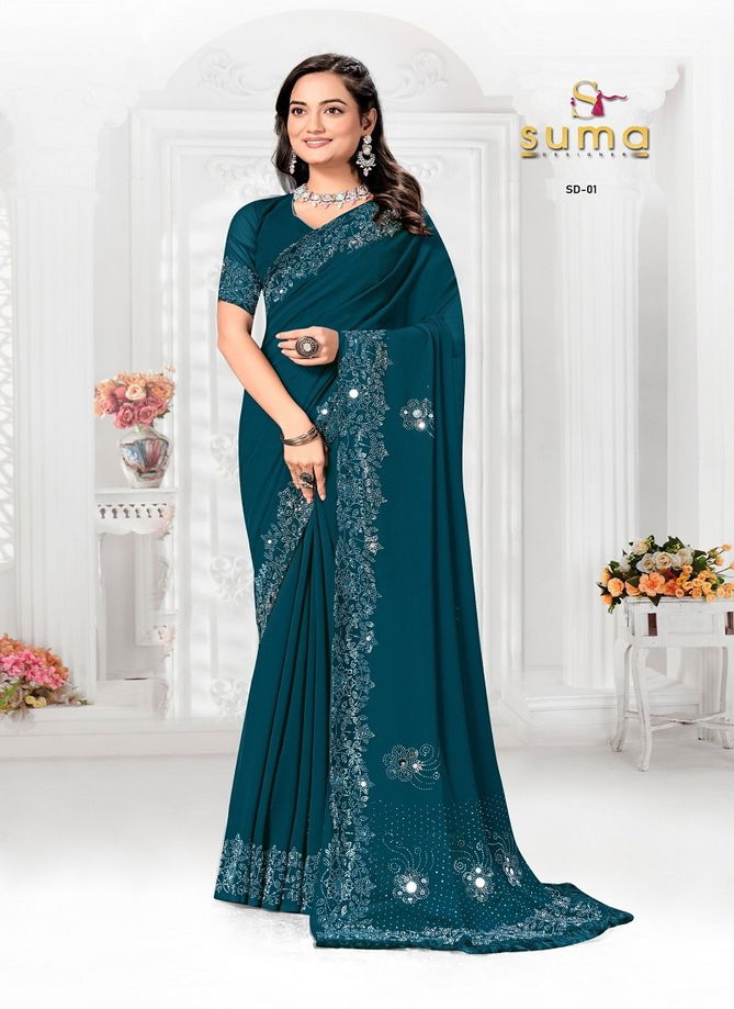 Sd 01 To Sd 11 By Suma Designer Party Wear Saree Wholesale Online