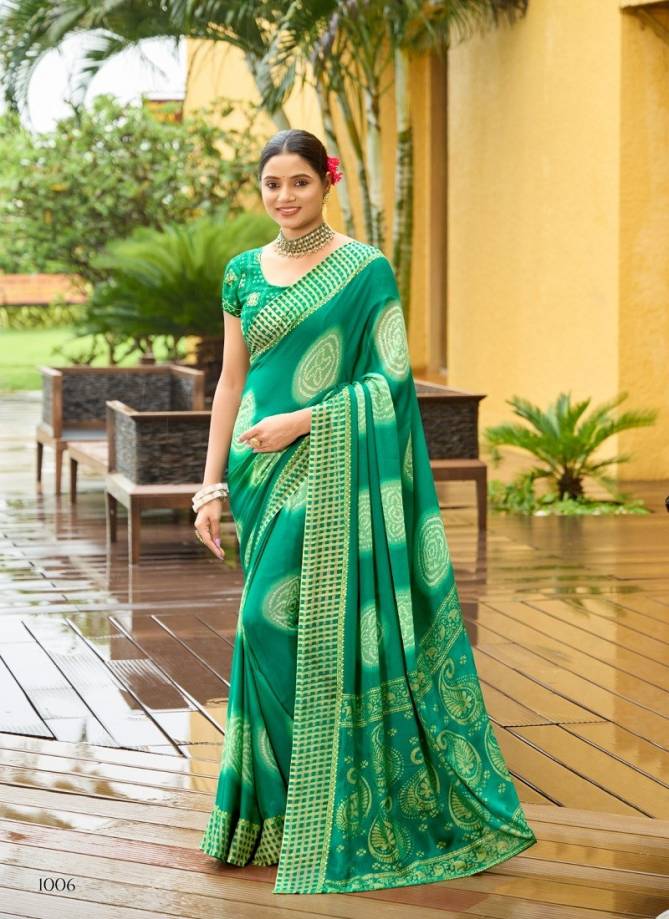 Ansha By Dhaga Bandhni Daily Wear Saree Orders In India 