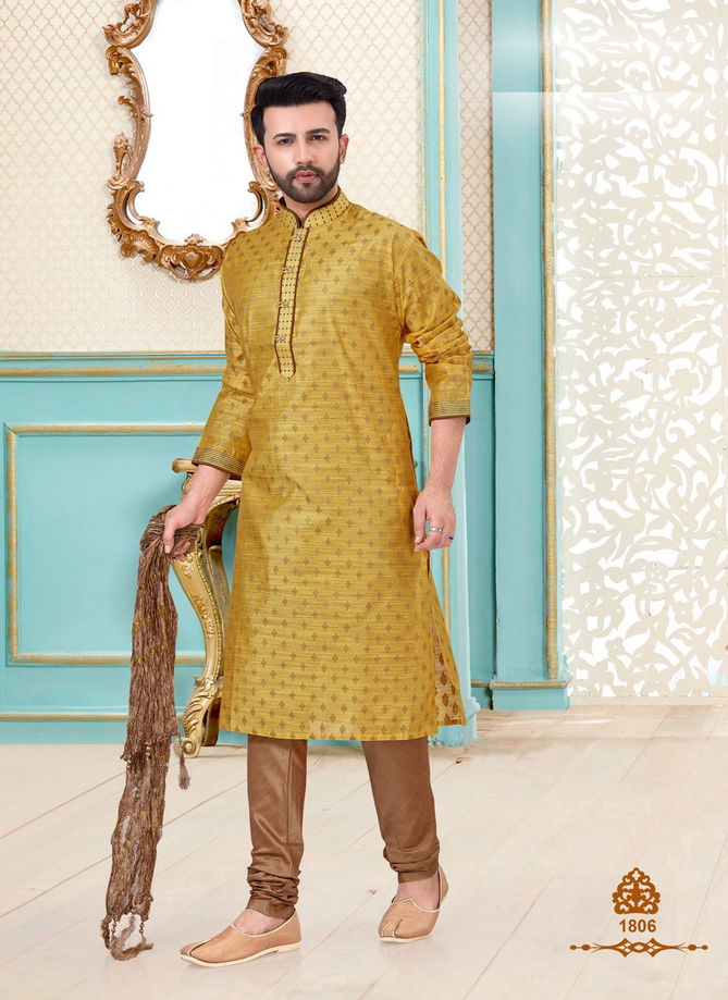 Eid Special Banarasi Silk and Santom Silk Design Dhoti style and Chudidar Style Kurta Collections