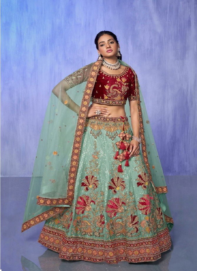 Look Book by Arya Embroidered Designer Lehenga Choli Catalog