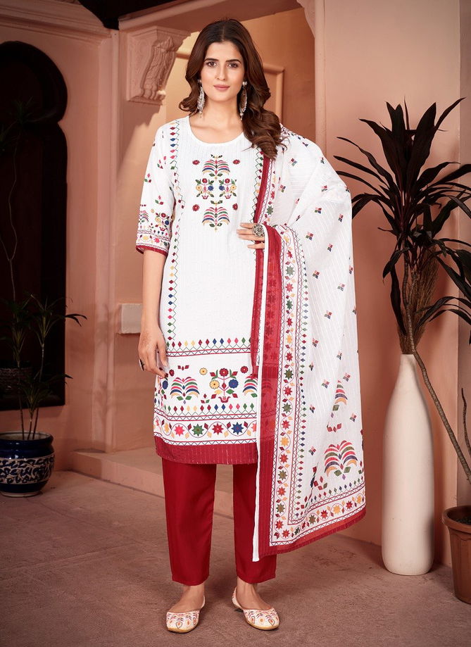 VT Designer Kurti With Bottom Dupatta Wholesale Clothing Distributors in India