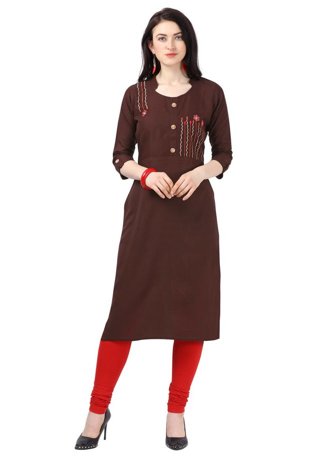 Velentino Latest Heavy Rayon Stylish Party Wear Kurti Collection 