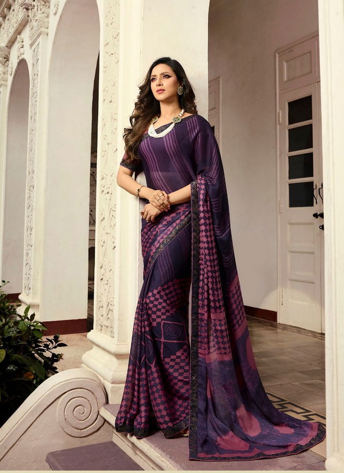 Vinay Rangoli Silk Designer Printed sarees With Banglory Silk Blouse Collections