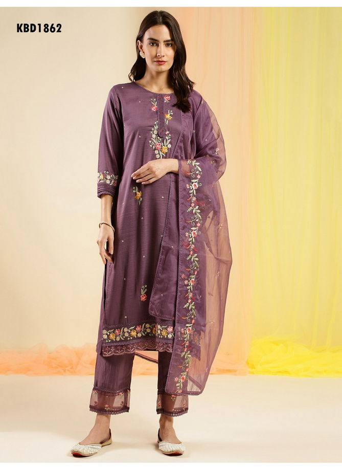 Violet Colour Salimar Vol 10 By Mahotsav Readymade Salwar Suit Catalog 1862