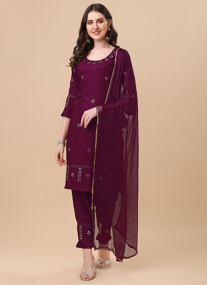 VT Designer Kurti With Bottom Dupatta Wholesale Clothing Distributors in India