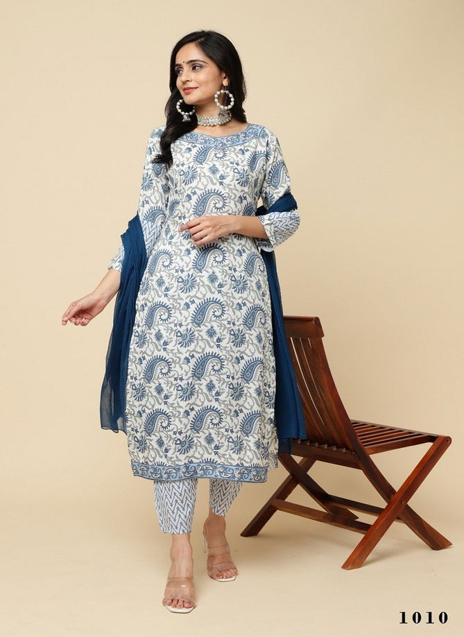 Tanisha Vol 2 By Stylishta Cotton Printed Kurti With Bottom Dupatta Orders In India