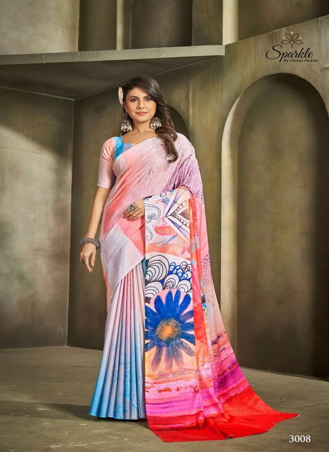 Raina By Charmi Fashion Japan Crepe Designer Saree Catalog