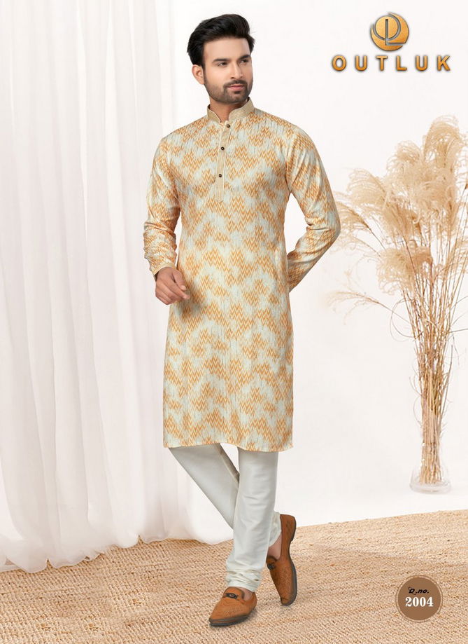 Outluk Wedding Collection 2 Mens Wear Cotton Kurta Pajama Catalog