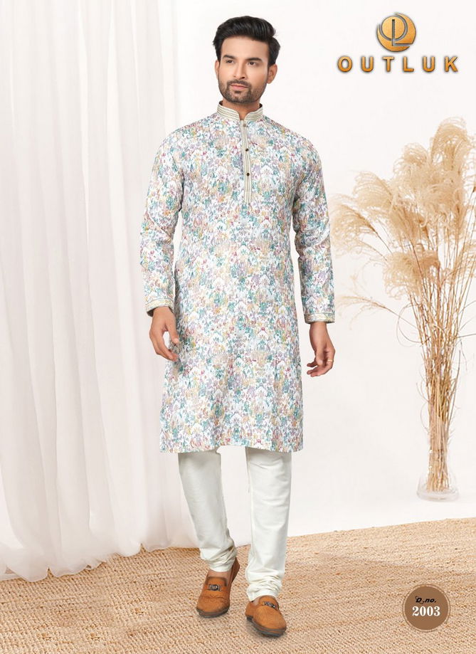 Outluk Wedding Collection 2 Mens Wear Cotton Kurta Pajama Catalog