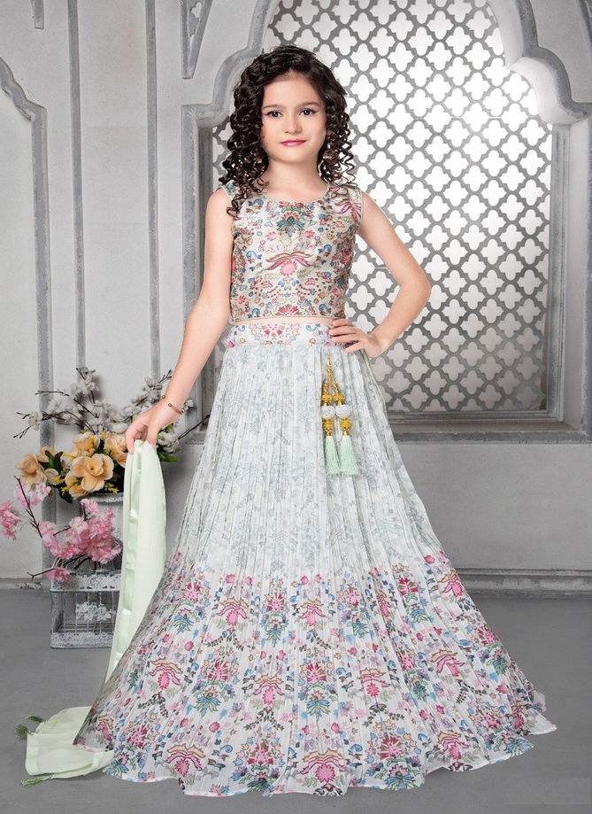 White Colour Alka Vol 39 Girls Wear Catalog 269