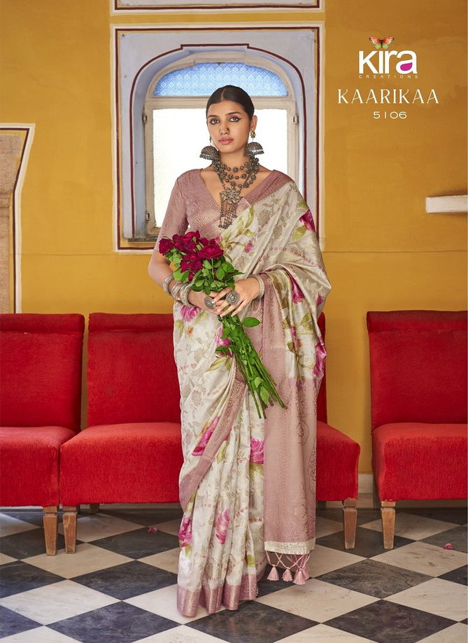 Kaarika By Kira Soft Cotton Silk Printed Saree Orders In India