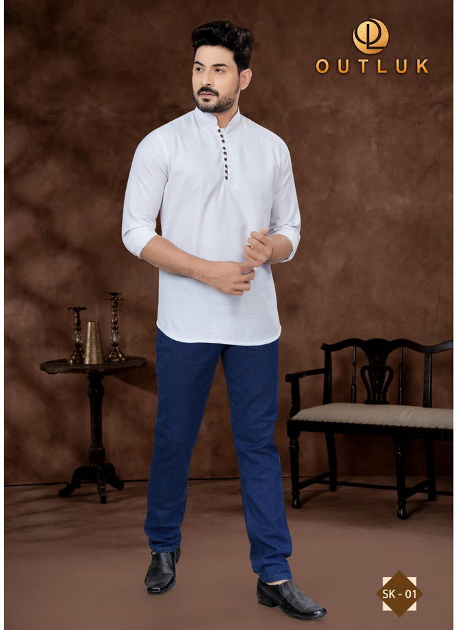 Outluk Short Kurta Vol 1 Mens Catalog