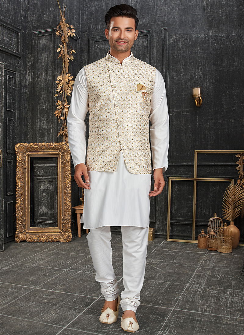 Outluk Vol 69 A Function Wear Wholesale Modi Jacket Kurta Pajama