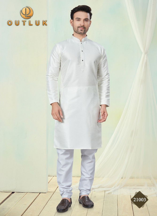 Outluk Wedding Collection Vol 21 Pure Silk Mens Wholesale Kurta Pajama Manufacturers