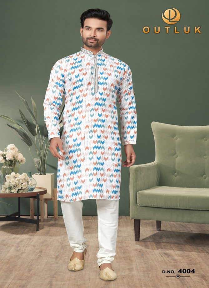 Outluk Wedding Collection Vol 4 Mens Wear Kurta Pajama Catalog