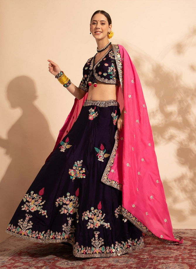 Bridesmaid Vol 1 By Anantesh Fancy Embroidered Party Wear Lehenga Choli Wholesale Online