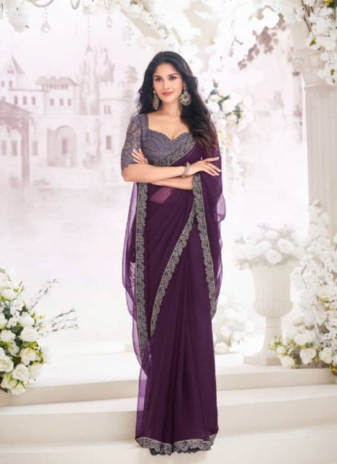 Exotique Vol 5 By Anmol Embroidery Saree Wholesale Online