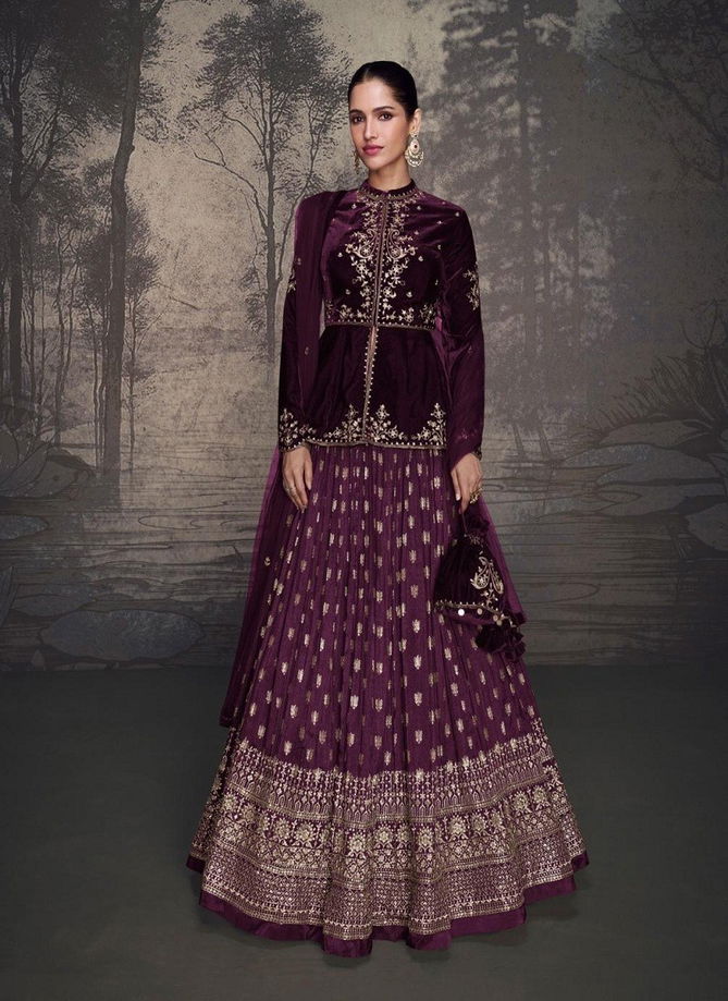 Glam By Sayuri Designer Indo Western Lehenga Suppliers In India