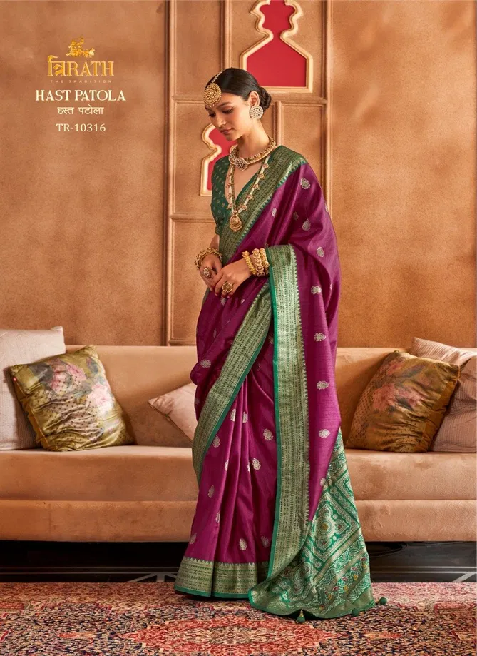 Hast Patola By Trirath Mercerizer Sigma Silk Printed Sarees Wholesale Shop In Surat