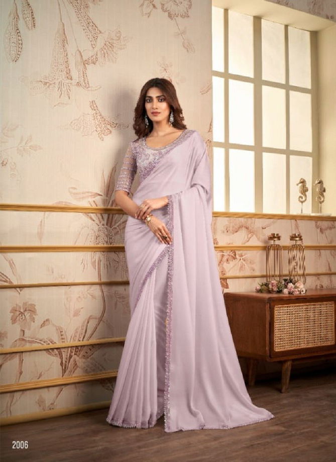 Kaina By Anmol Satin Organza Designer Saree Catalog