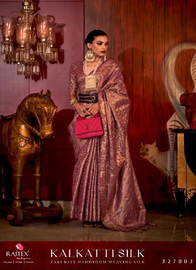 Kalkatti Silk By Rajtex Zari Silk Designer Saree Catalog