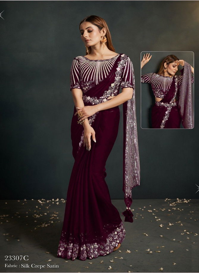 Mahotsav Moh Manthan 23300 Series Latest Designer Readymade Party Wear Saree Orders In India