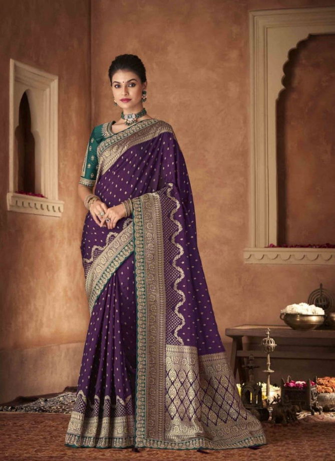 Meera 1 By Anmol Wedding Sarees Catalog