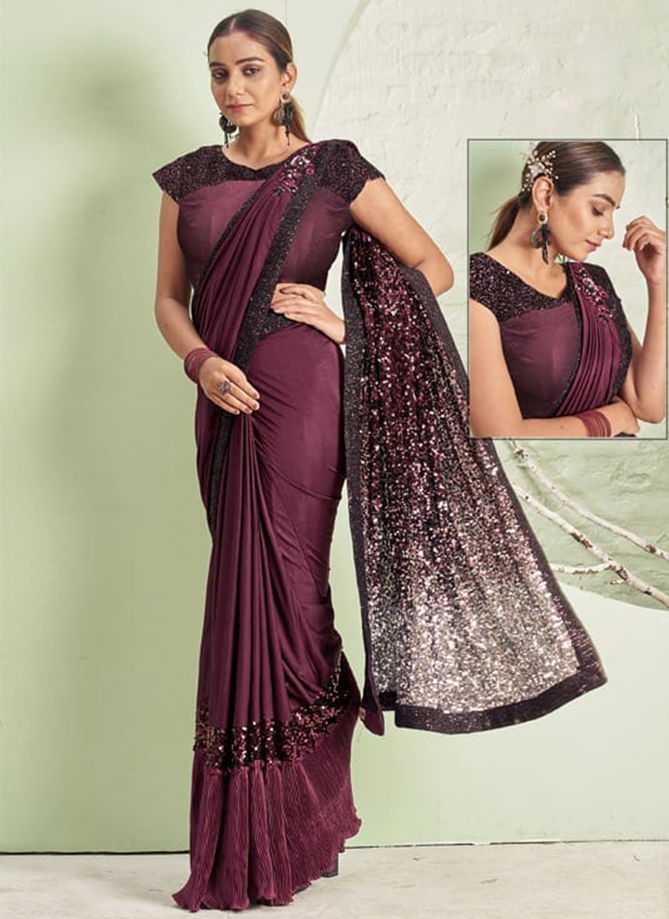 Mohamanthan Royal By Mahotsav Party Wear Sarees Catalog