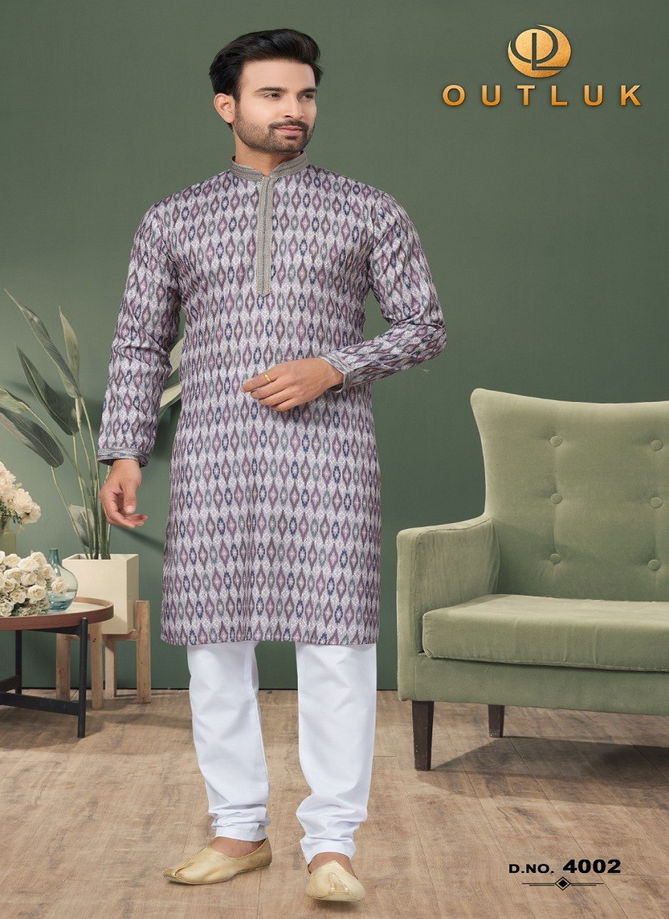 Outluk Wedding Collection Vol 4 Mens Wear Kurta Pajama Catalog