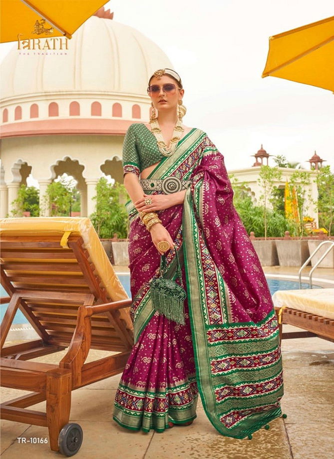 Rasam Patola By Trirath Sigma Silk Designer Saree Catalog