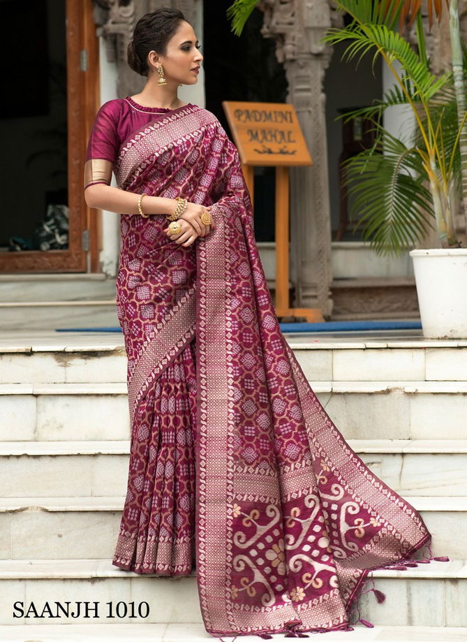 Saanjh By Fashion Lab Silk Saree Catalog