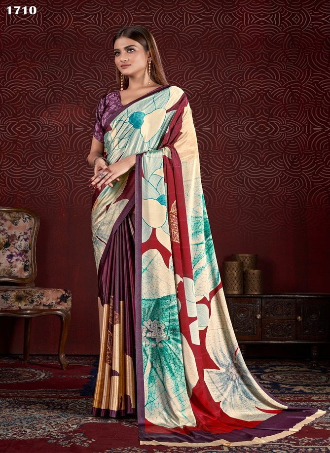 Hanoi By Jivora Crepe Digital Printed Casual Wear Saree Wholesale Online