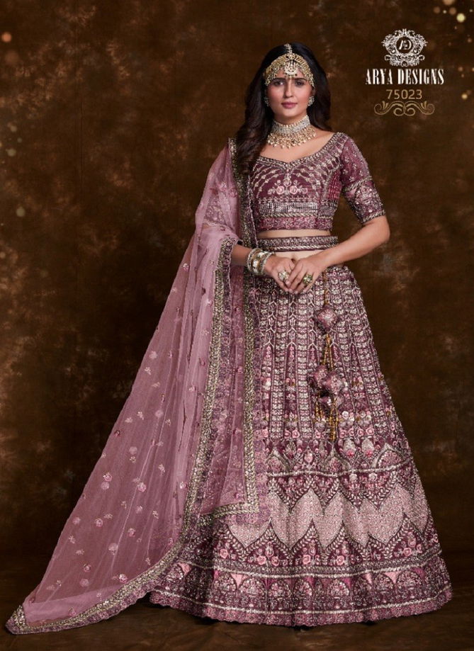 Wine Pratha Vol 4 By Arya Designs Designer Lehenga Choli Catalog 75023