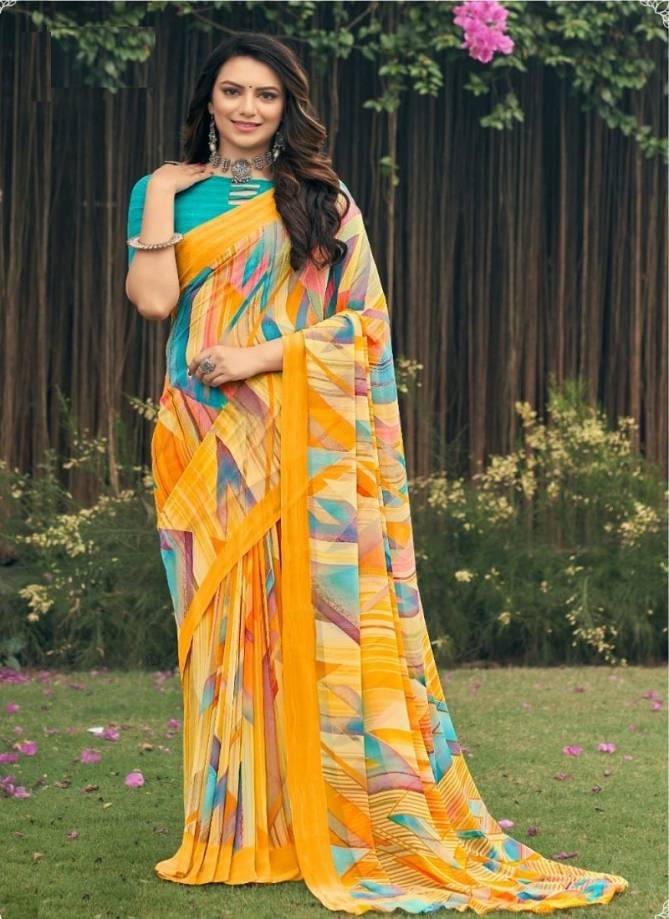 Ragaa Georgette Vol 4 By Ruchi Daily Wear Saree Catalog