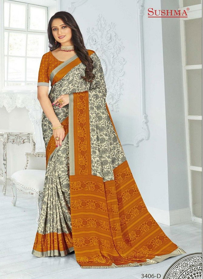 Sushma Set 34 Dailywear Saree Catalog