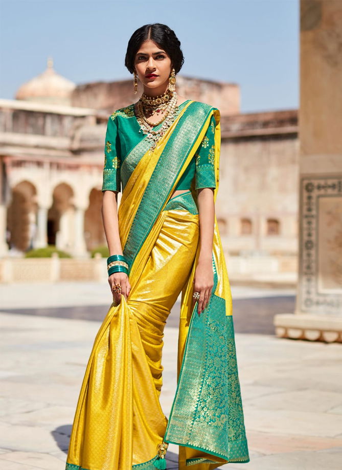 Sunehri By Kimora Silk Sarees Catalog