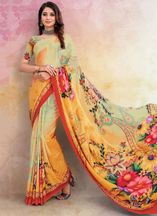 Maayaraa Crape Vol 1 Printed Daily Wear Sarees Catalog