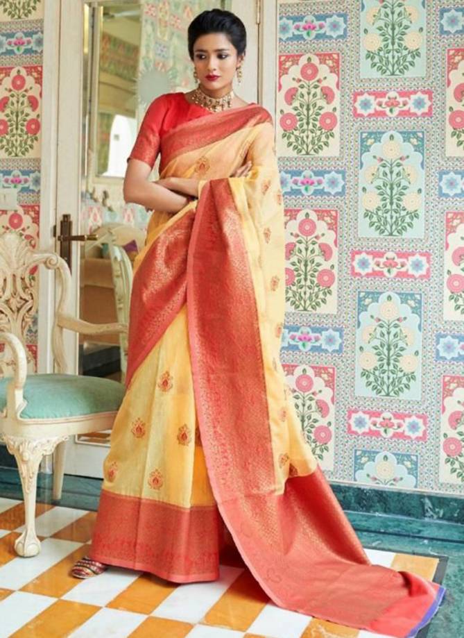 Kanvas Linen Ethnic Wear Silk Wholesale Saree Collection