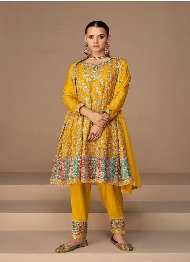 Aashirwad Creation By Heena Wedding Salwar Suit Catalog