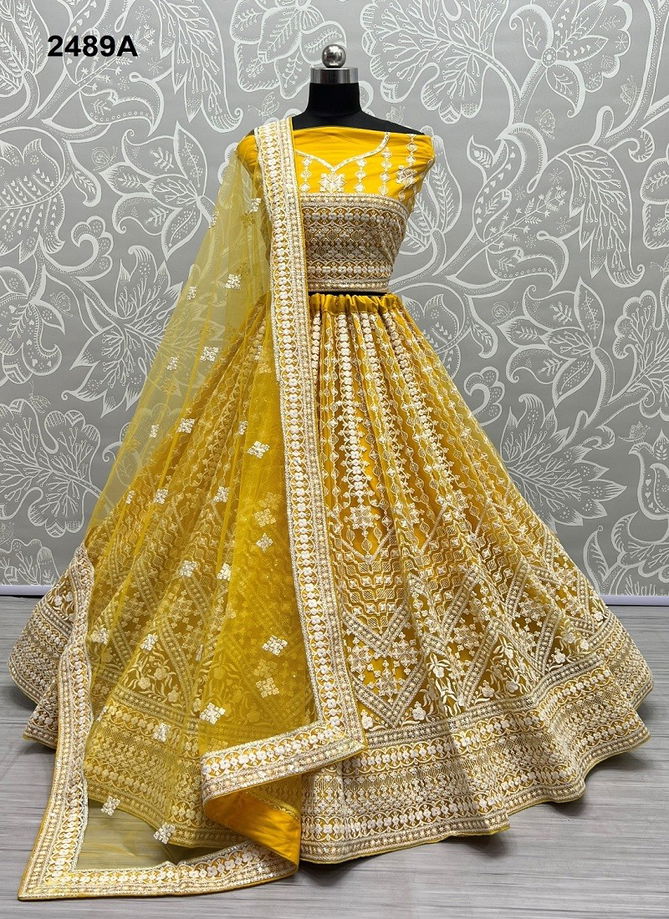 Anjani Art 2489 Colors Patry Wear Lehenga Choli Catalog