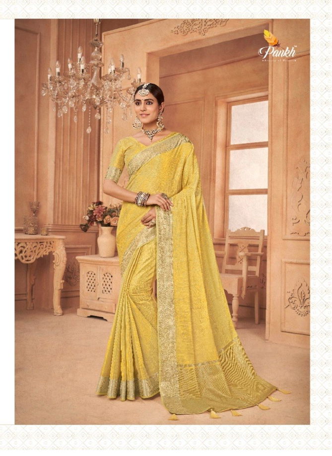 Anushka Vol 2 By Pankh Wedding Saree Catalog