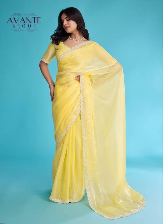 Avante By Sethnic Tissue Burberry Fancy Saree Exporters In India