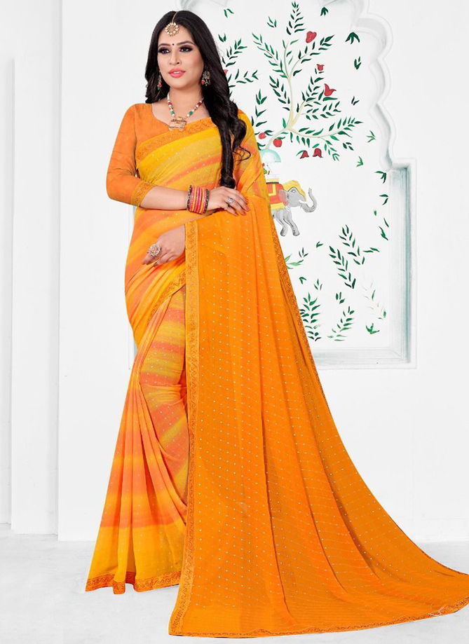 Bhakti Vol 1 Printed Wholesale Georgette Sarees 