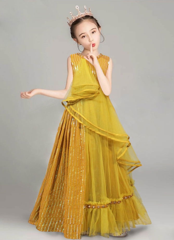 Yellow Colour Harry By Arya Dress Maker Harry 1 To Harry 6 Girls Wear Catalog Harry 3